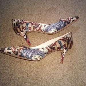 Floral High Heels